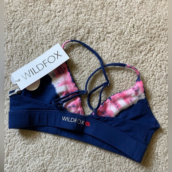 • NEW wildfox soft tie dye brynn bra // blue & pink • - Picture 5 of 7